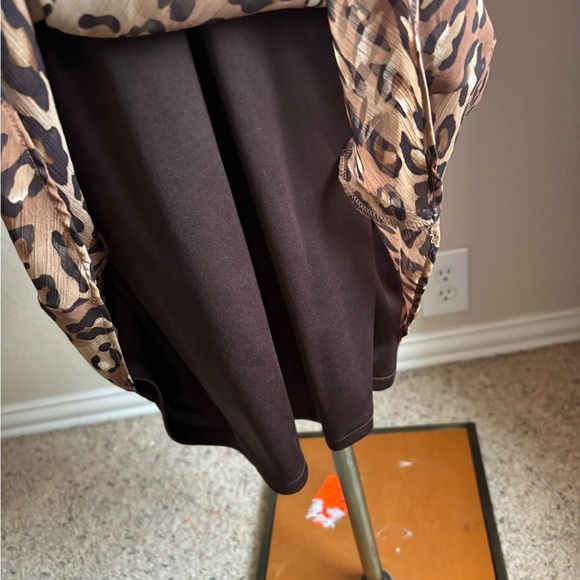 Vintage Studio One Leopard Print Maxi Dress With Cropped Jacket - Picture 7 of 13